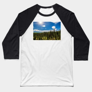 Bright Sun and Forest Baseball T-Shirt